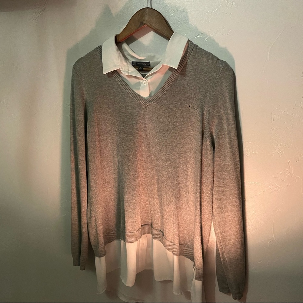button up/ sweater